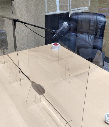 卓上透明パーテーションレンタル